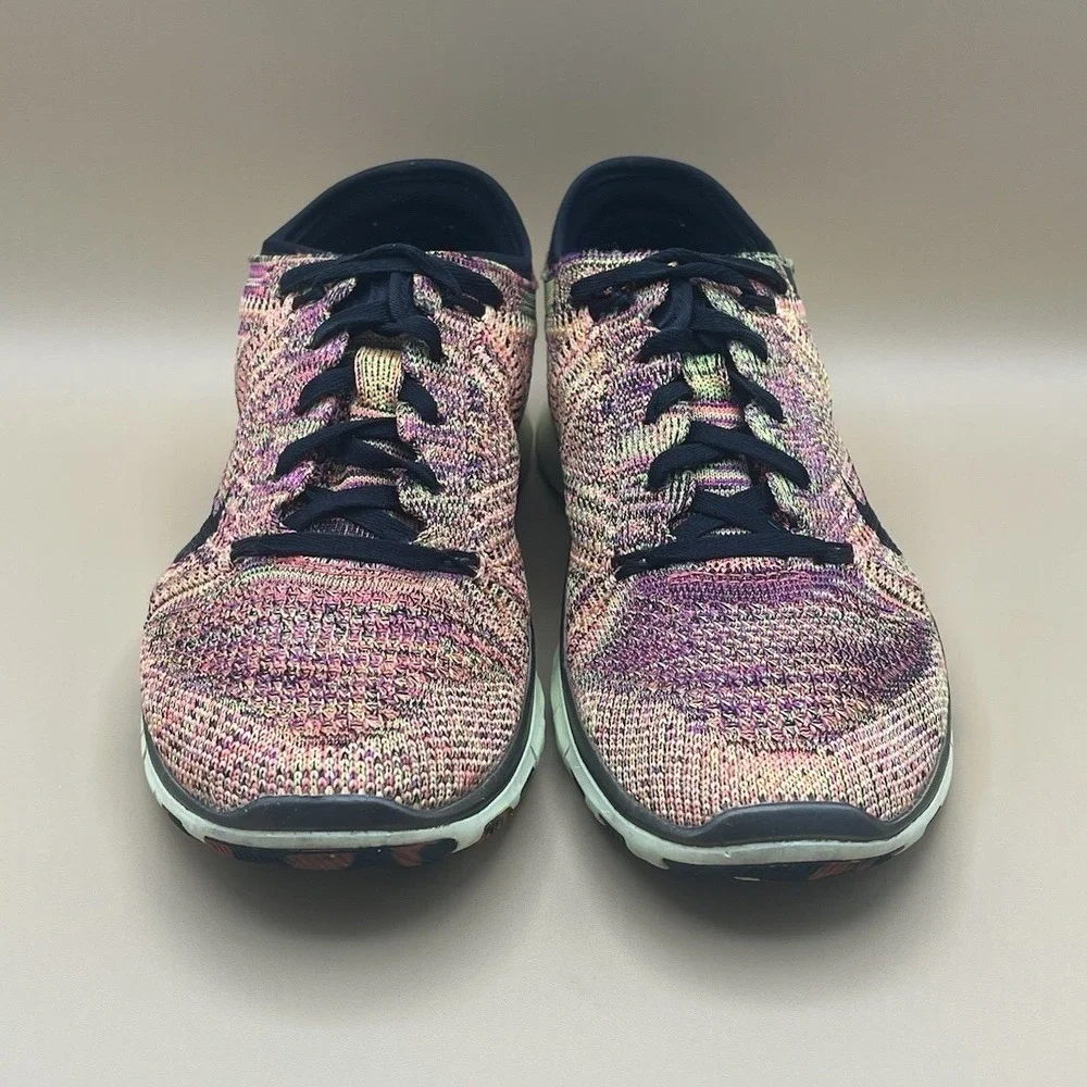 Nike Free TR Flyknit Multicolor Training Shoes - Women's Size‎ 6.5 USED